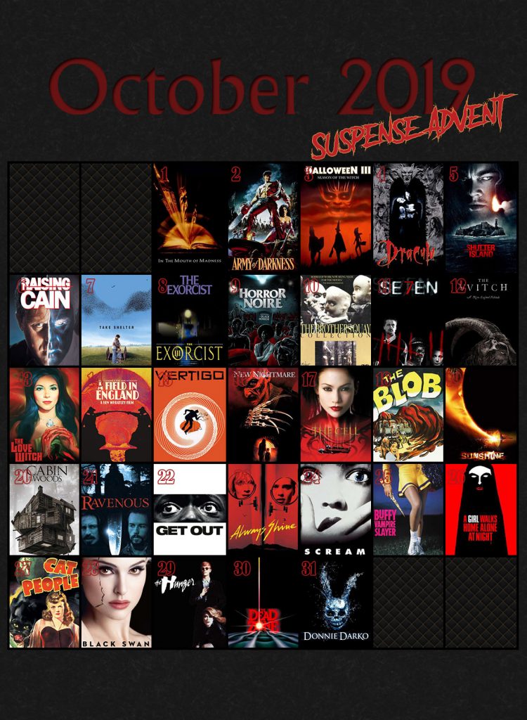 October 2019 Suspense Advent Calendar